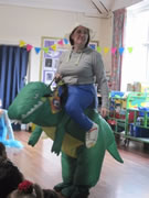 Staff member on World Book Day